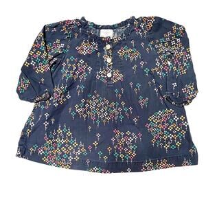 Hanna Andersson Print Tunic Dress 6-12m